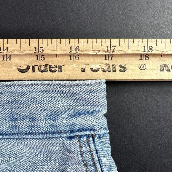 Madewell Jeans Women's 33x31* Super Wide Leg High Rise Light Blue Denim Tag 30 - Picture 16 of 16